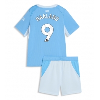 Manchester City Erling Haaland #9 Hemmaställ Barn 2026-27 Kortärmad (+ Korta byxor)